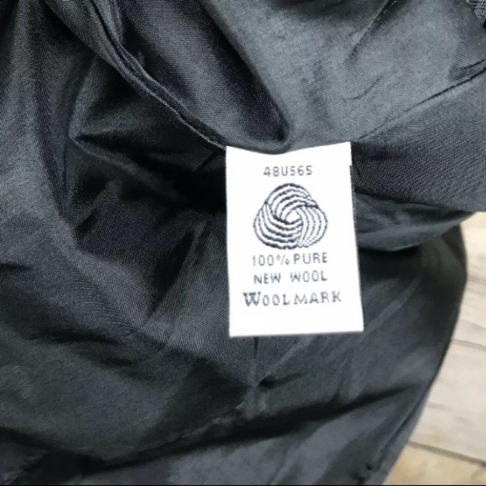 Vintage Pendleton Wool Gray Button Front Lined Ja… - image 8